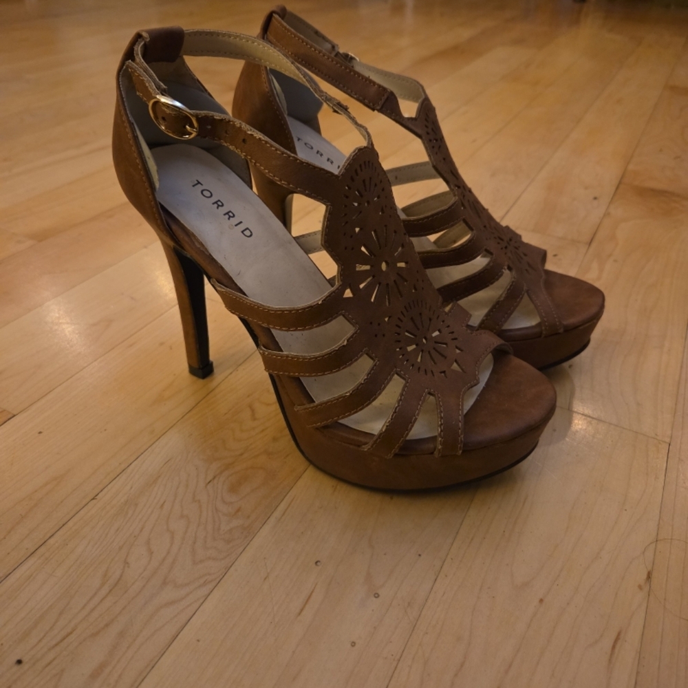 Torrid Women's Brown Platform Heels